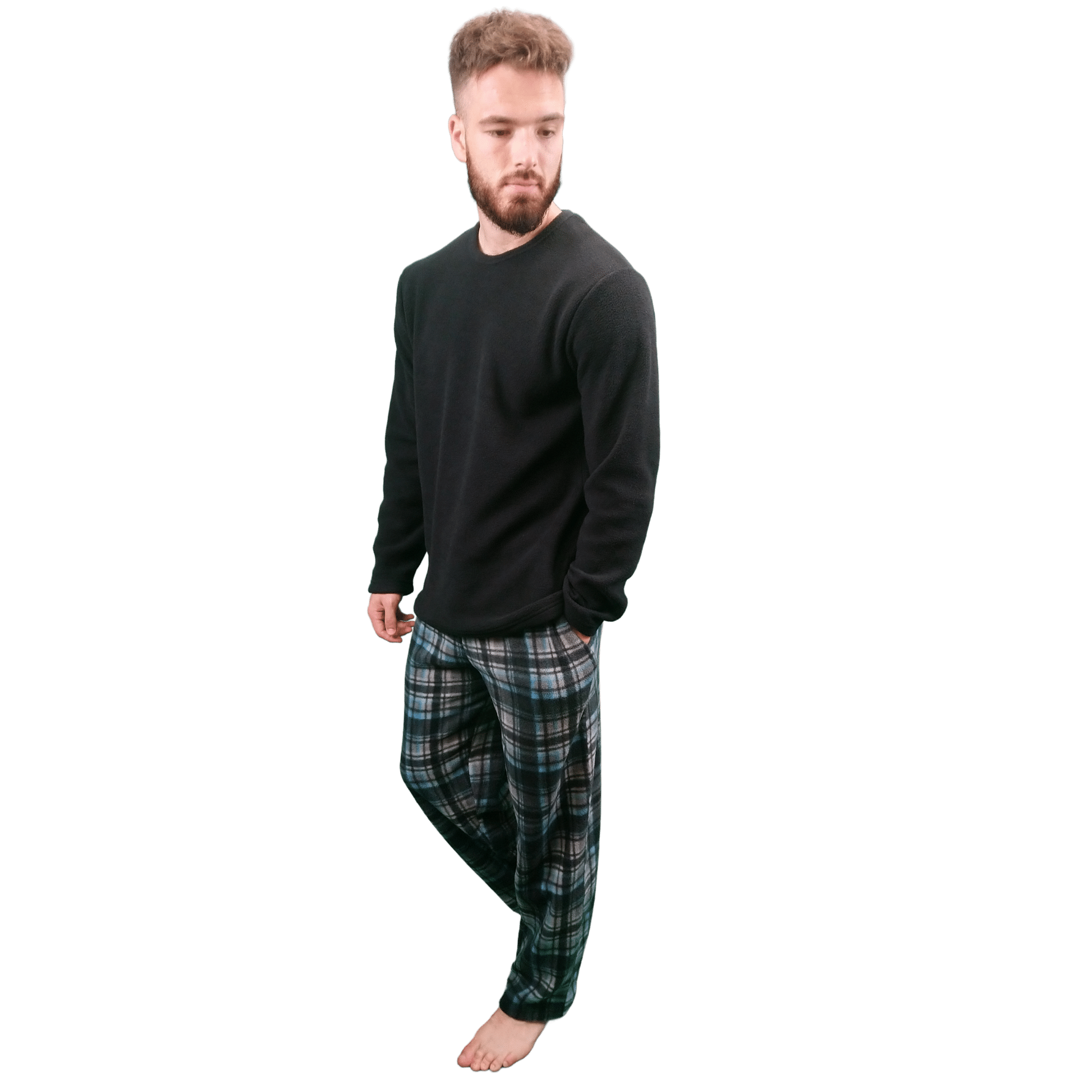 Gunner Fleece Tartan Mens Pyjamas/Loungewear Set Sleepwear & Loungewear ASASonline