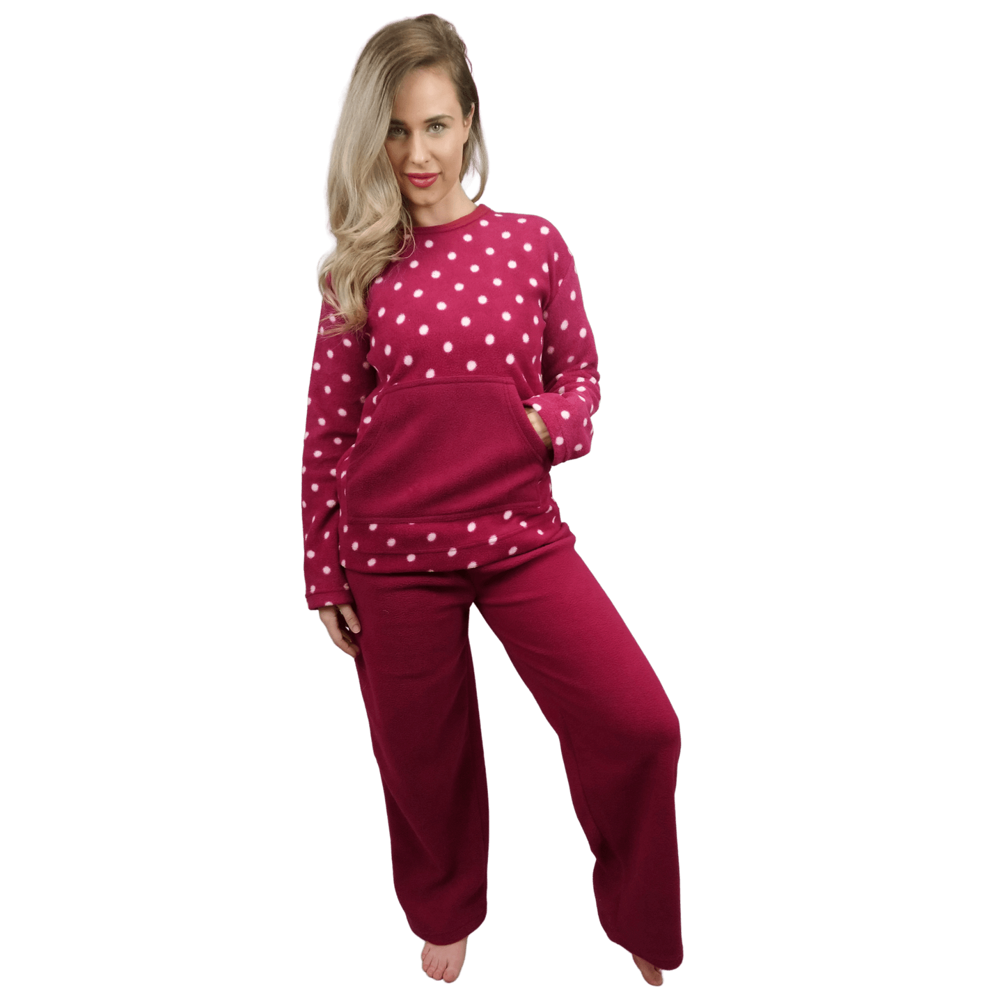 Hestia Fleece Womens Pyjamas/Loungewear Set Sleepwear & Loungewear ASASonline