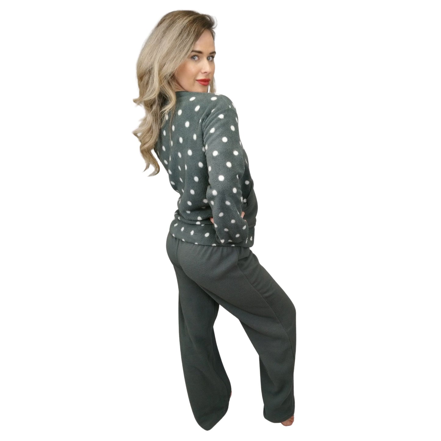 Hestia Fleece Womens Pyjamas/Loungewear Set Sleepwear & Loungewear ASASonline