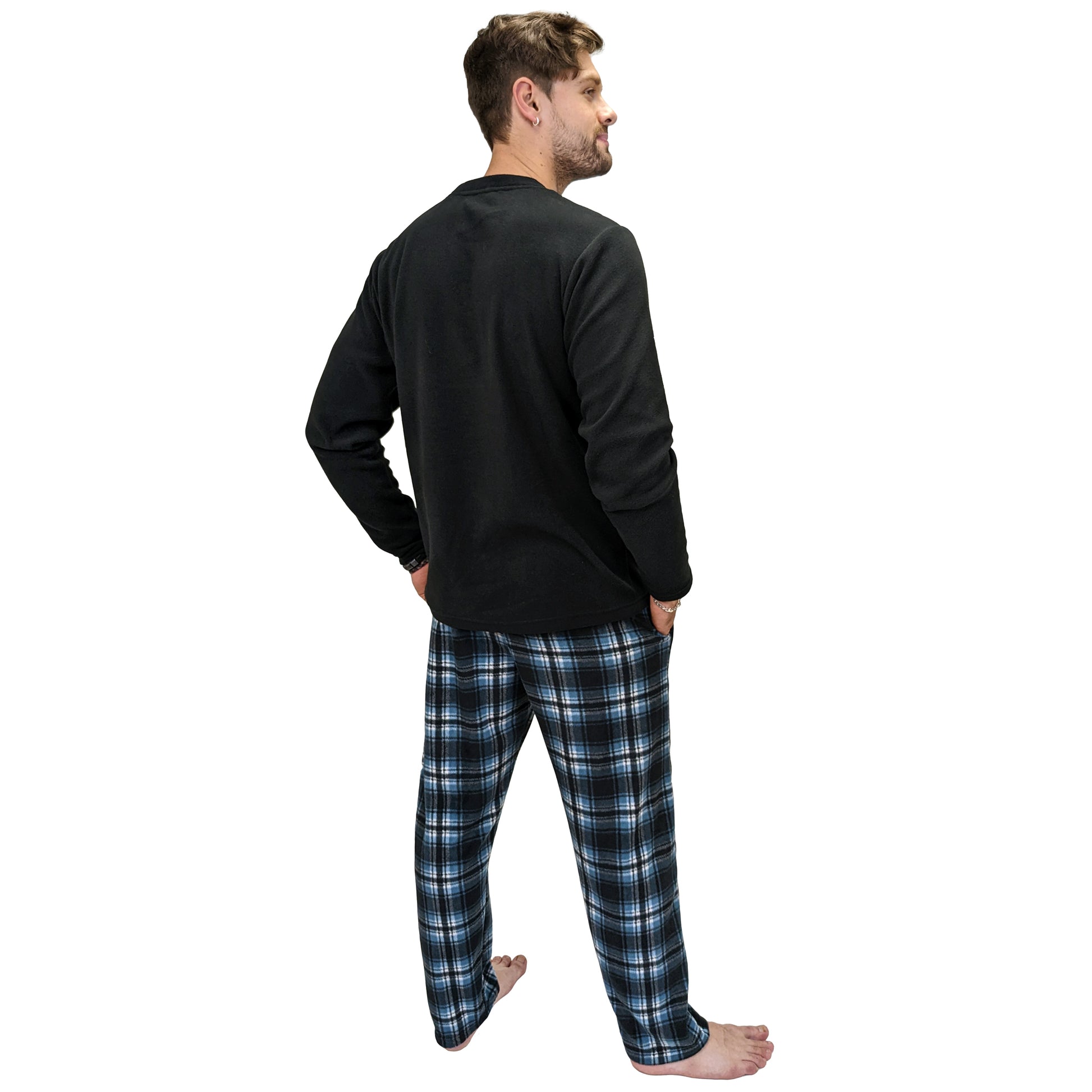 Hirsch Fleece Tartan Mens Pyjamas/Loungewear Set Sleepwear & Loungewear ASASonline