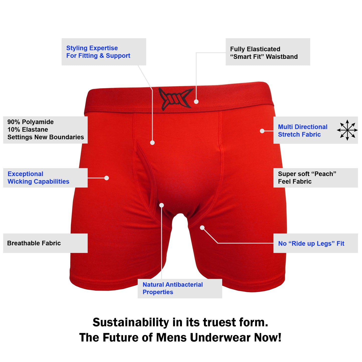 RAZORWIRE Federation Boxer Shorts 6-Pack Underwear ASASonline