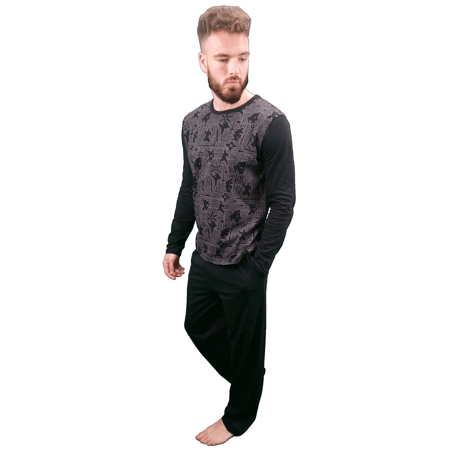 Ninja Mens Pyjamas/Loungewear Sets Sleepwear & Loungewear ASASonline