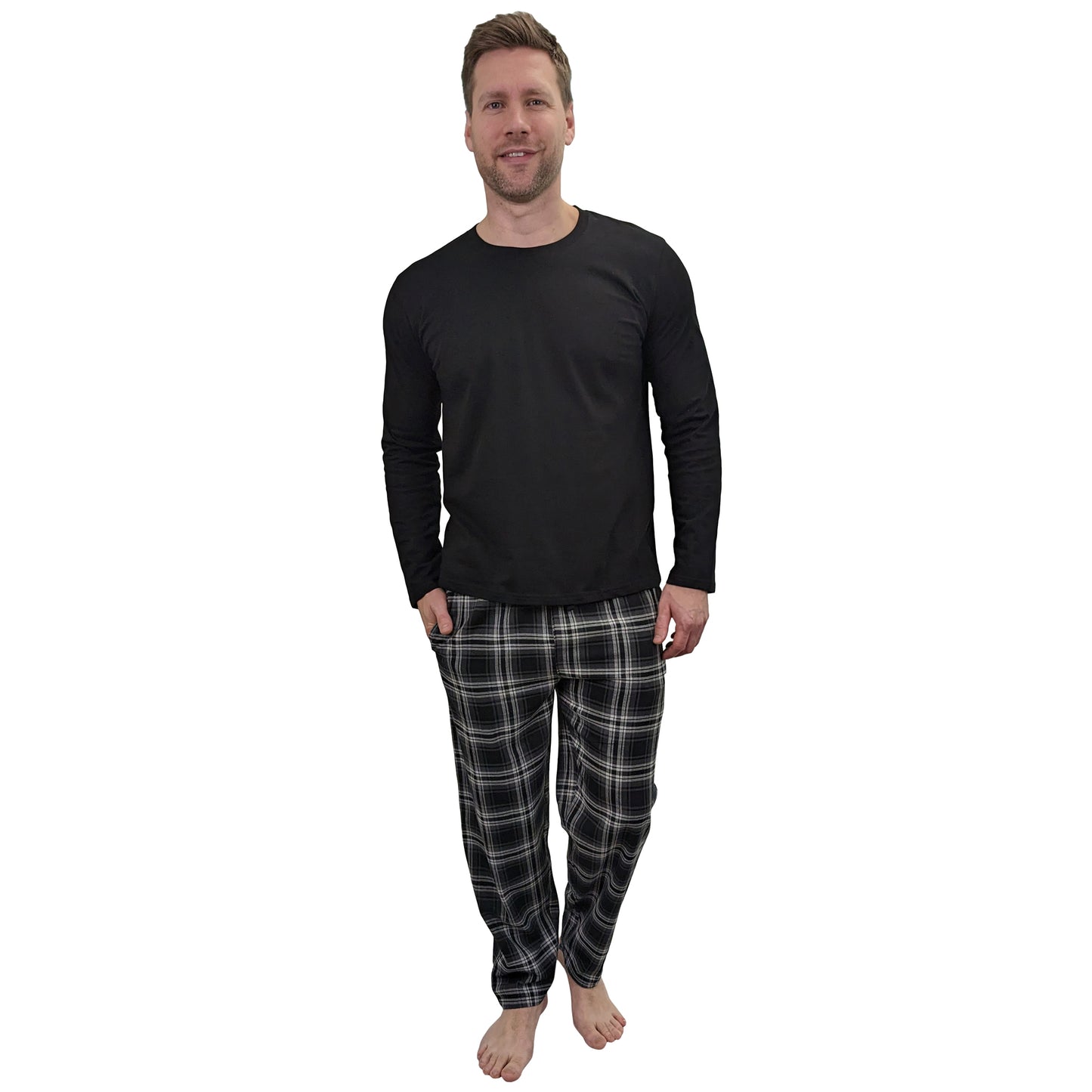 PENDRAGON Mens Pyjamas/Loungewear Sets Black Sleepwear & Loungewear ASASonline